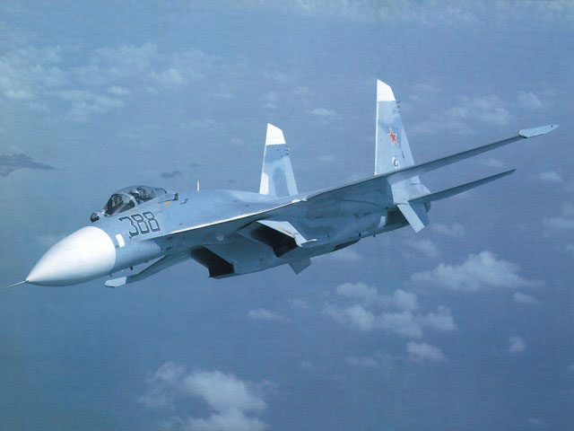 Руски изтребител СУ - 27 изчезна при тренировъчен полет в Далечния Изток