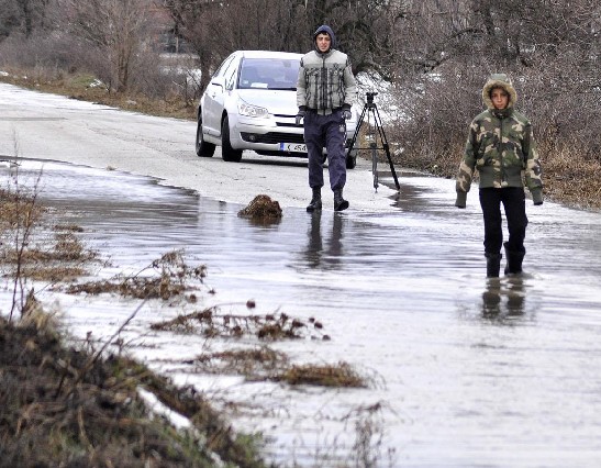 Хасковското село Динево е под вода 