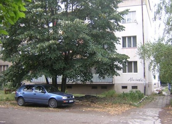 500 лв. глоба за кола в тревата пред блока