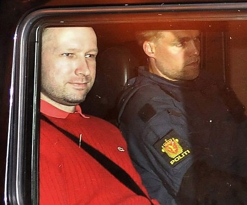 Брайвик се гаври с полицията 