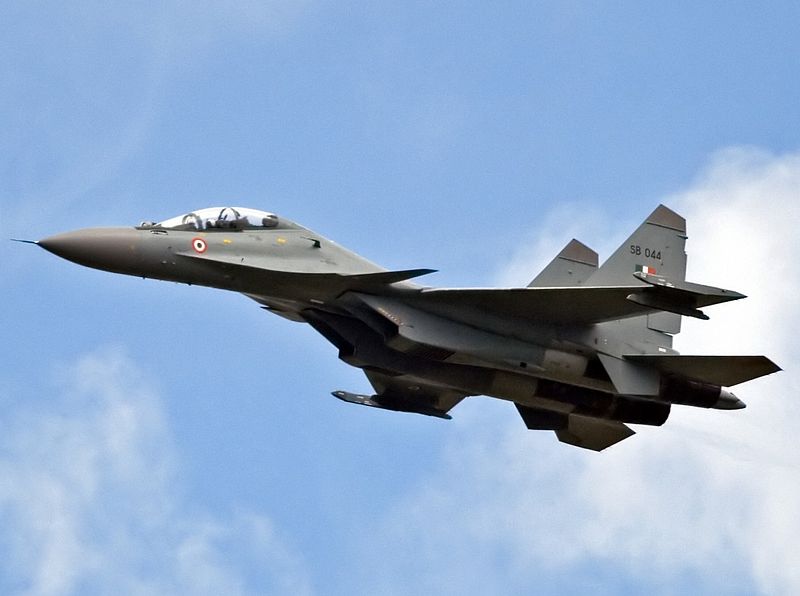 Катастрофира руски изтребител Су-30