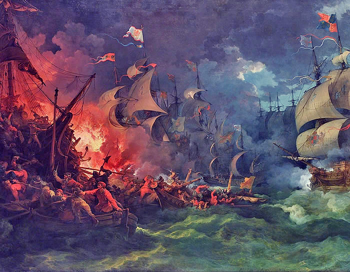 8 август 1588 година: Испанската „Непобедима армада” е разбита от англичаните