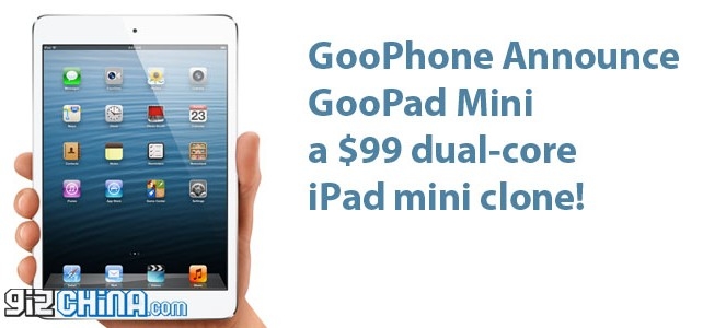 GooPad mini струва само 99 долара и изглежда почти като iPad mini