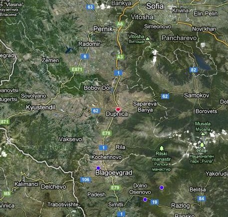 Трус с магнитуд 2.1 е регистриран до Дупница