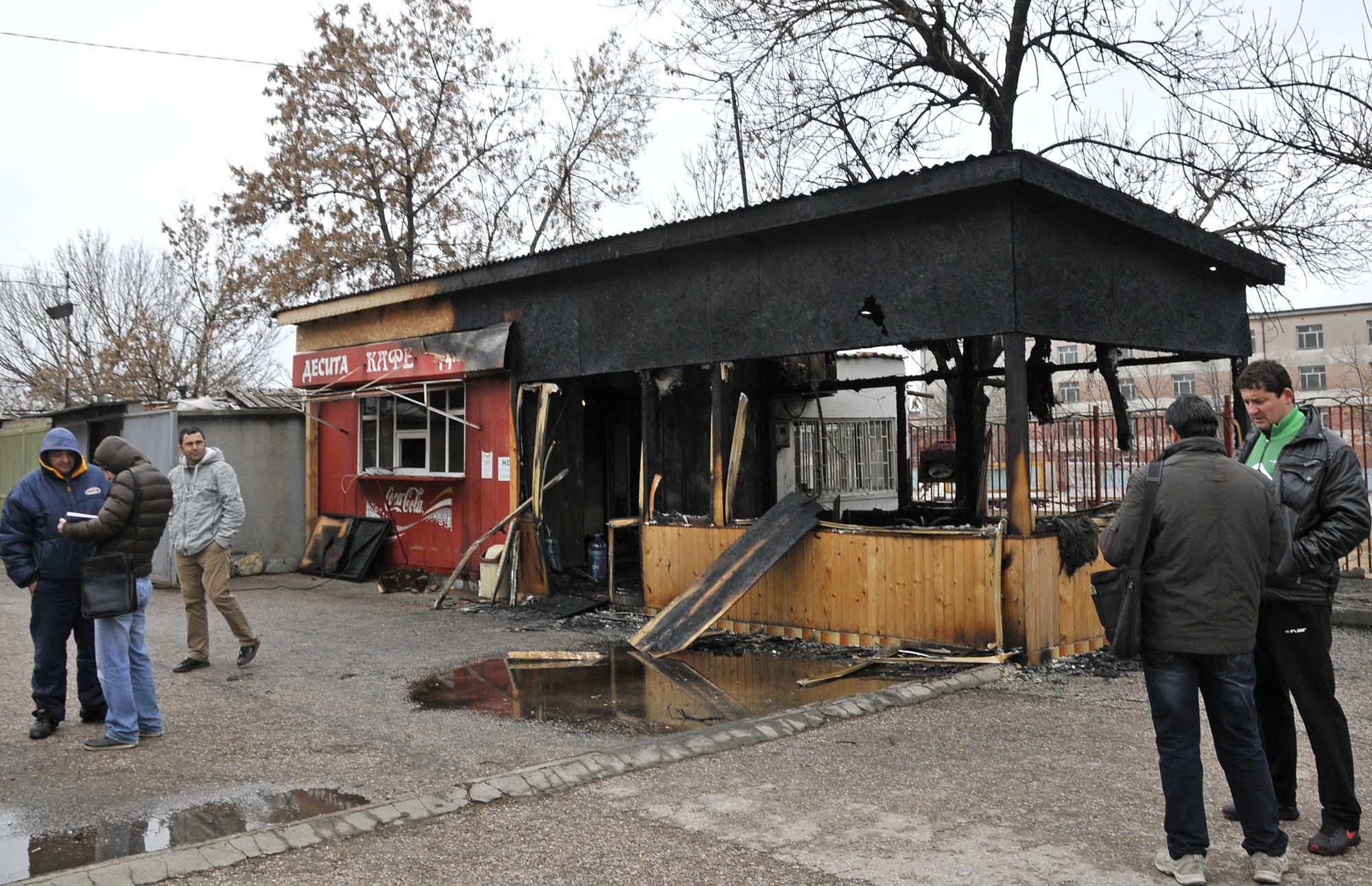 Изгоря кафене в Хасково