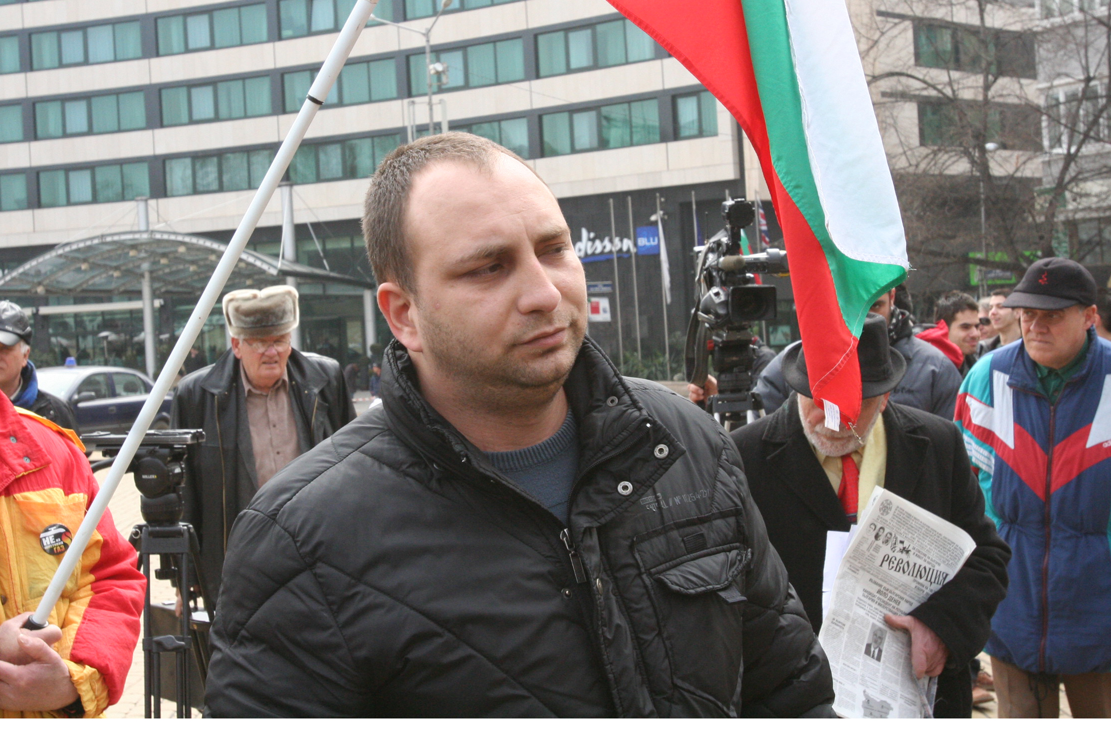 Протестиращи скочиха срещу сбирката при президента