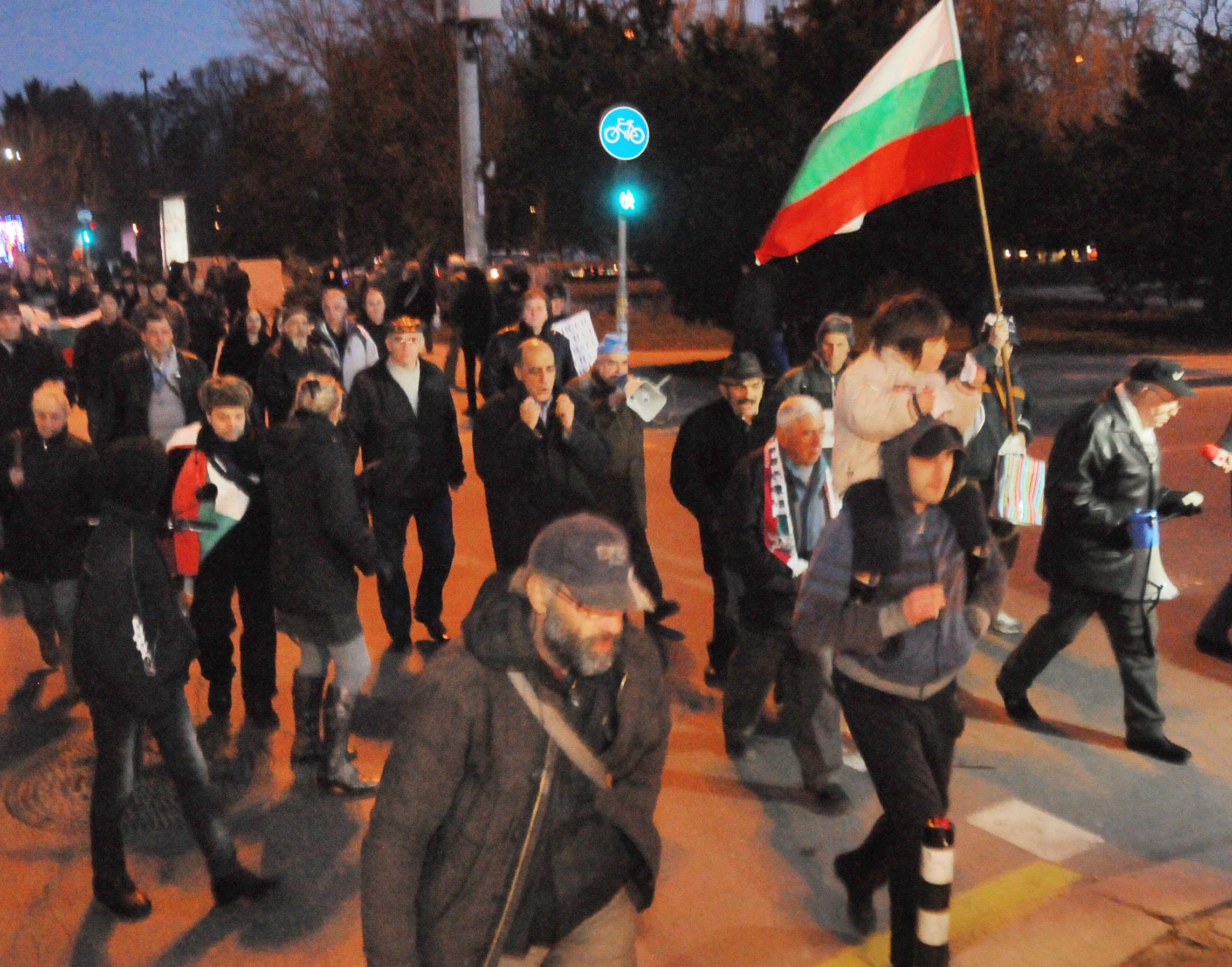 Петима са задържаните на днешния протест в София 
