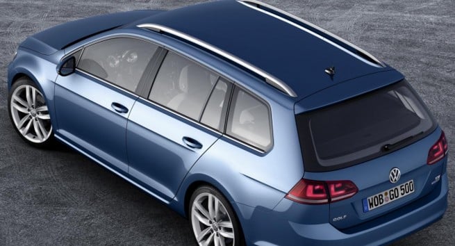 Първи снимки на Volkswagen Golf VII Variant