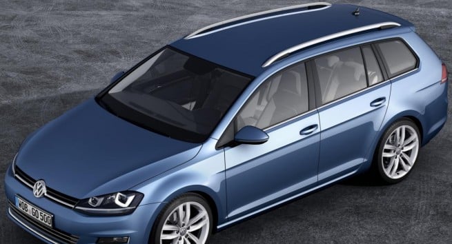 Първи снимки на Volkswagen Golf VII Variant
