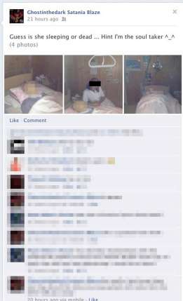 Медицинска сестра-сатанист си направила фотосесия с покойник 