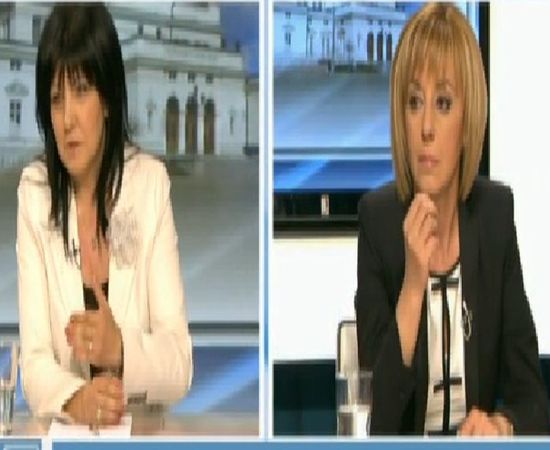 Мая Манолова и Цвета Караянчева се сръфаха за парламента, правителството и енергетиката