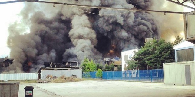 Пожар във фабрика на “Горение” в Марибор