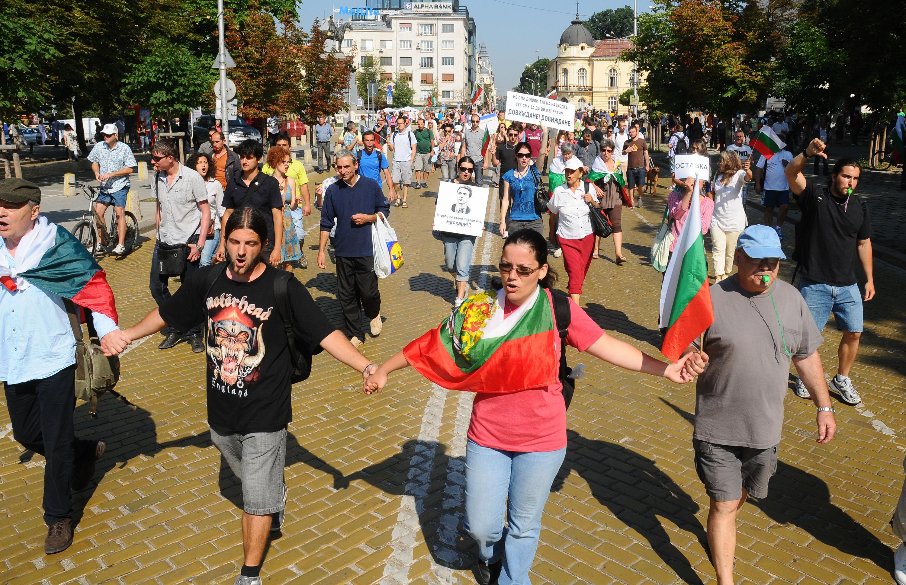 50-ти ден на протестите пред парламента 