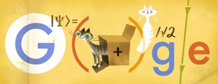 Google почете "Котката на Шрьодингер"