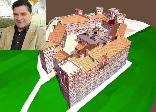 Уникално: Архитект възстанови двореца на Царевец по стенописи