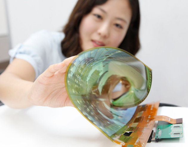 LG създадоха уникален 18" гъвкав OLED дисплей