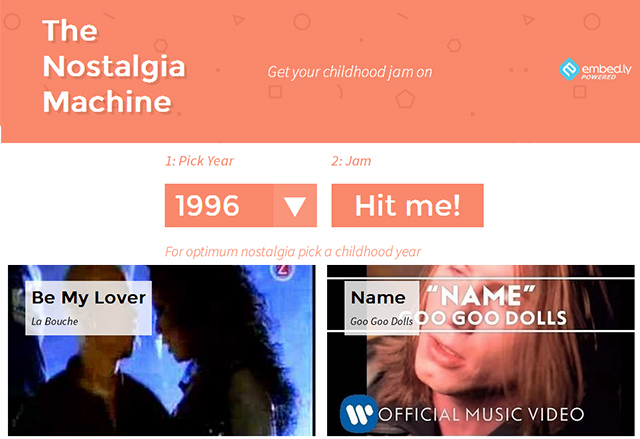 Какво е Nostalgia Machine?