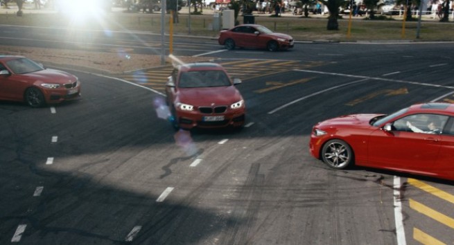 Уникален дрифтмоб с BMW M235i (МНОГО ВИДЕО)