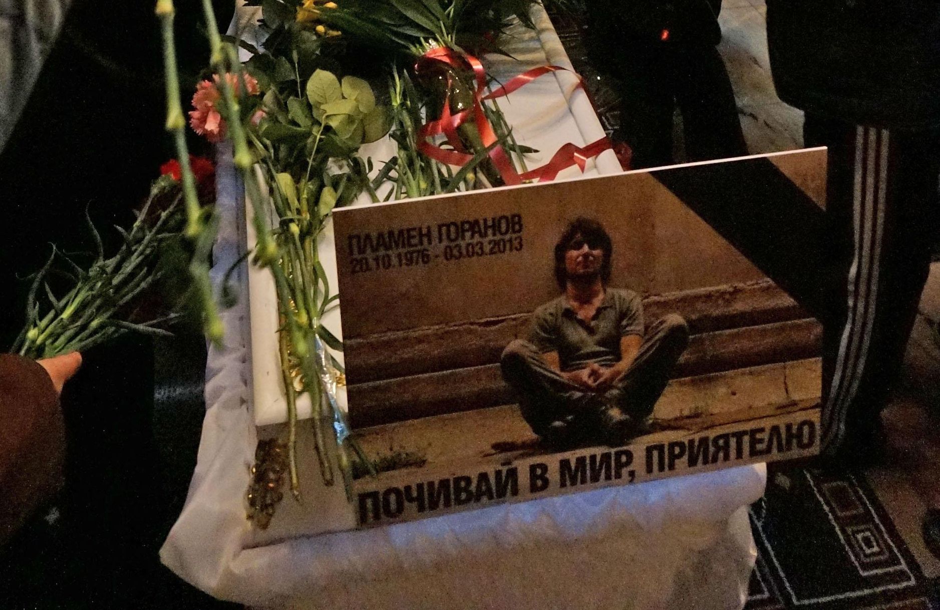 Живата факла Пламен Горанов запечатан на лента (ВИДЕО)