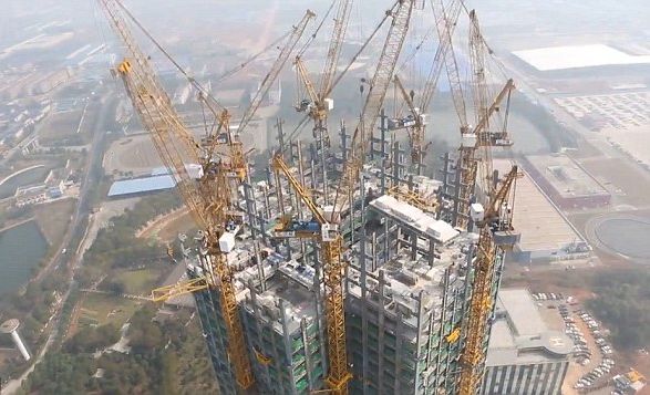 Китай показа как се строи небостъргач за 19 дни (ВИДЕО)