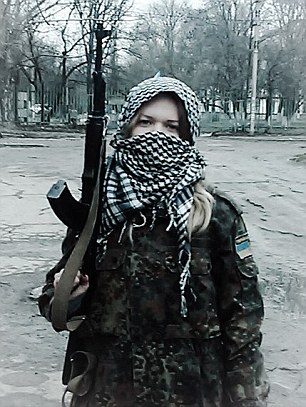 Украинската Жана д'Арк се оказа неонацистка и убийца на полицаи  (СНИМКИ)