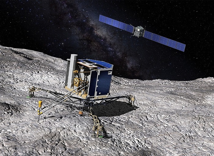 Сондата Rosetta изследва тъмната страна на кометата 67Р