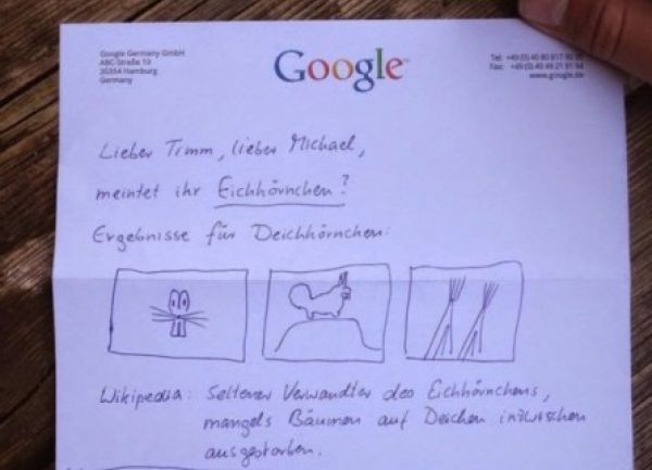 Баща и син изпратиха въпрос на Google по пощата. Вижте какво им отговориха!  