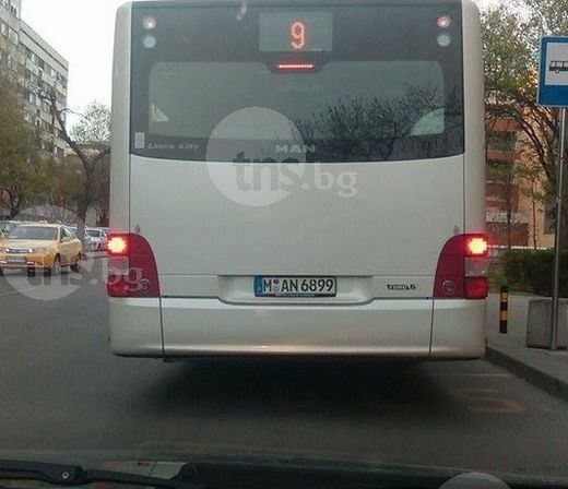Автобус с немска регистрация вози пловдивчани (СНИМКА)