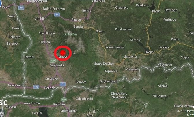 Току-що! Силно земетресение в Сандански, усетено е и в София