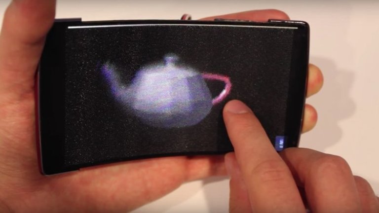 В крак с модата: Гъвкав телефон показва 3D изображения без очила (ВИДЕО)