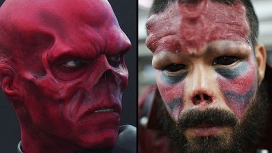 Фен на Red Skull си отряза носа, за да заприлича на него (БРУТАЛНИ СНИМКИ)