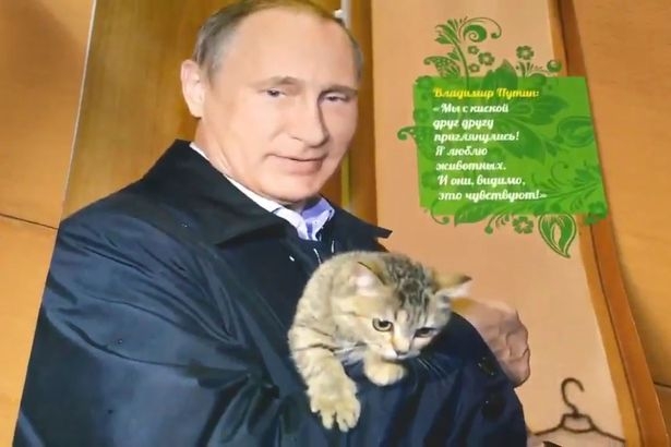 Mirror: Руснаците полудяха по календар с Путин, гушнал котенце и качен на кон (УНИКАЛНИ СНИМКИ/ВИДЕО)