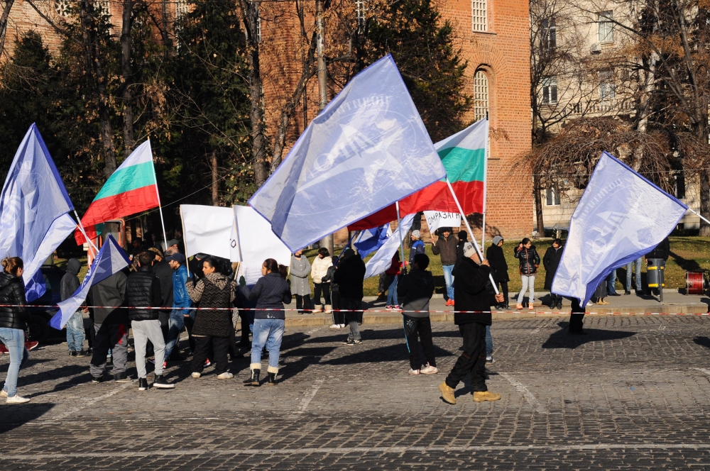 ПП "ДРОМ" на първи протест срещу кабинета "Герджиков" 