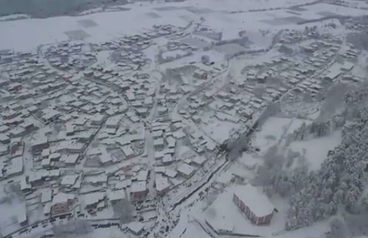 Уникално ВИДЕО разкри красотата на Калофер през зимата