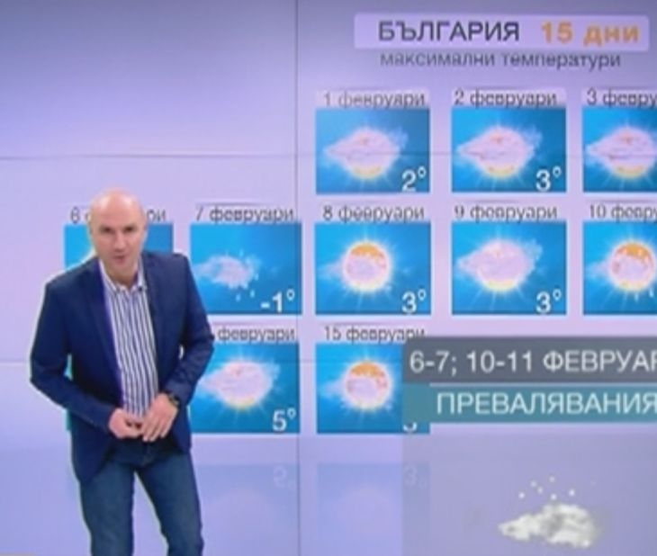 Ето я прогнозата на Емо Чолаков за следващите 15 дни (ВИДЕО)