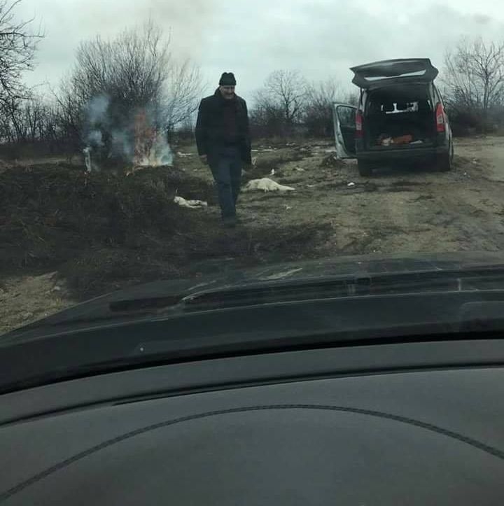 Потрес край Карлово! Известен бизнесмен хванат да пали трупове на кучета (СНИМКИ 18+)