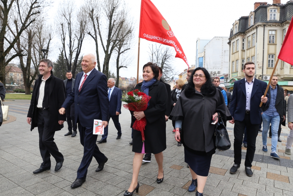 Корнелия Нинова в Плевен: Унищожаваме паралелната държава и ще има средства за всичко