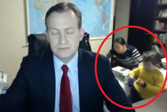 Това е животът: Ето какво довело до култовия гаф в Би Би Си, при който палави малчугани прекъснаха живо включване (ВИДЕО)