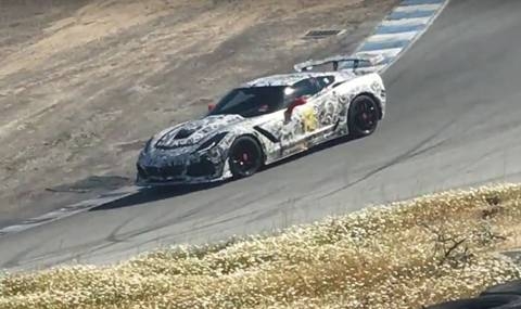 Чудовището Corvette ZR1 се появи на Лагуна Сека (ВИДЕО)