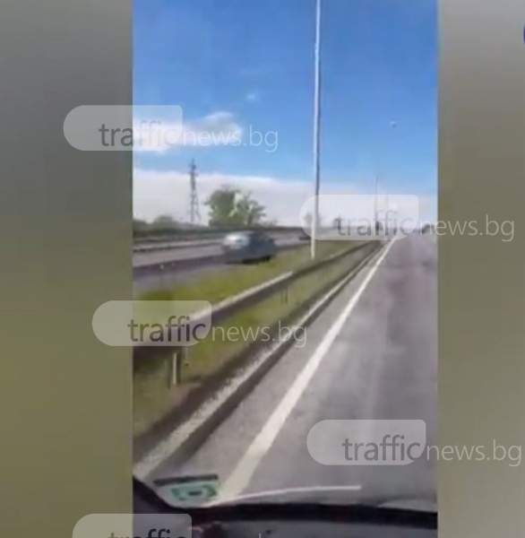 Жена-камикадзе в Пловдив! Шофьорката кара бясно в насрещното на Асеновградско (ВИДЕО)