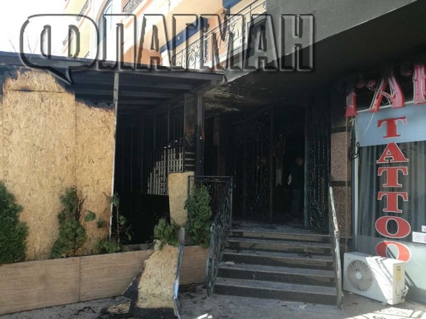 Ресторантът на Божо Кравата е под полицейска обсада! Вижте пораженията от палежа (СНИМКИ)