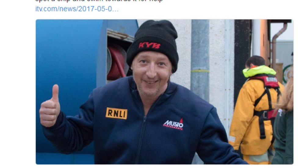Камък и дърво се пука, ние не! Българин плува 11 часа в ледени води, за да се спаси и успя (ВИДЕО)