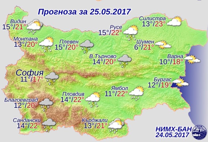 Истински потоп! Мощни градушки удрят България, очакват ни и...