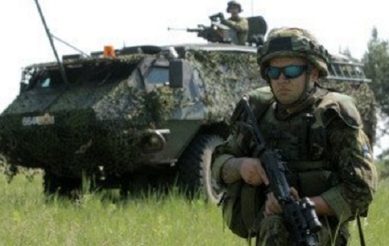 Естонец посрещна с изстрели и вик "Горе ръцете!" войници от НАТО, нагазили в градината му, съдят го строго
