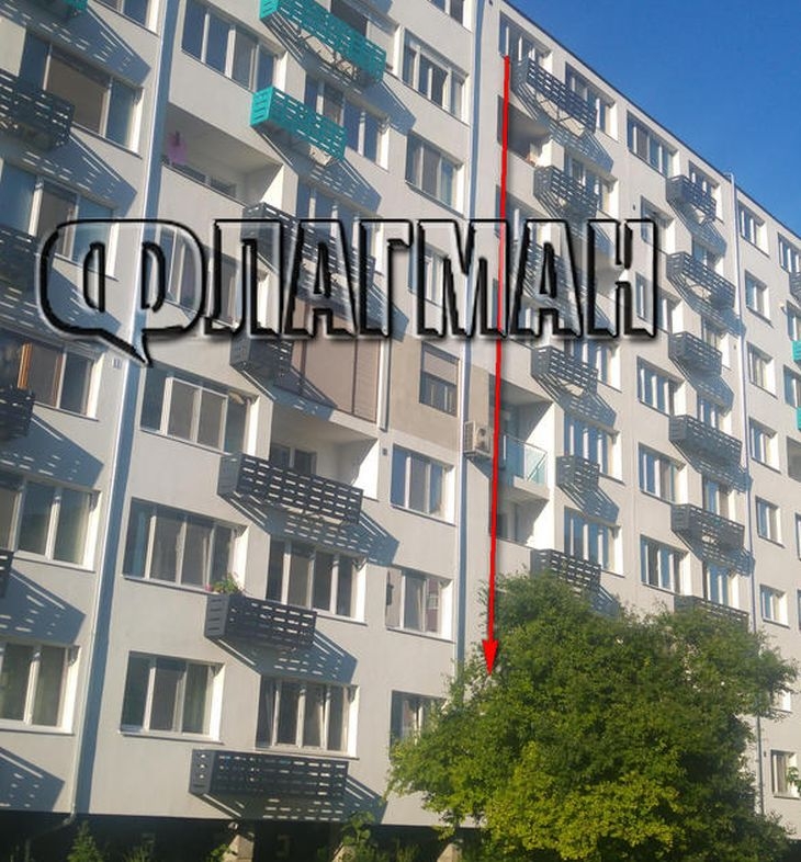 Кошмарна гледка! Бургазлия, лежал в затвора, се хвърли от 8-мия етаж пред смаяните погледи на съседите си