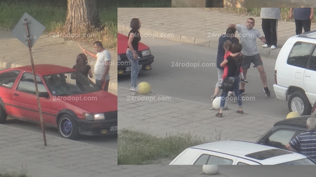 Мъже се млатиха с палки на улицата в Кърджали, защото ... (СНИМКИ)