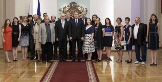 Радев се срещна с наследниците на легендарния американски журналист Джанюариъс Макгахан (СНИМКИ)