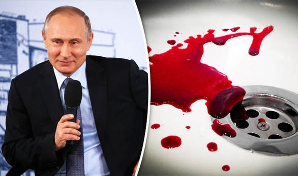 Еxpress.co.uk: Светът се шокира от тази новина! Путин обича да се къпе във вана, пълна с кръв от ... (СНИМКИ)