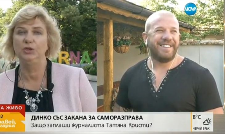 Журналистка попари Динко - той е лъжец! Но ловецът на бежанци ѝ го върна тъпкано 