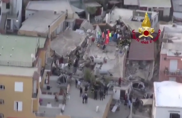 ВИДЕО показа адската разрухата след смъртоносния трус в Италия